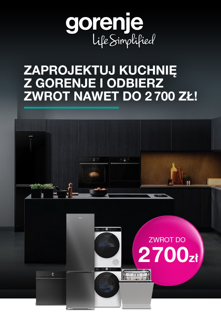 Kup wybrane produkty Gorenje, zarejestruj zakup i odbierz zwrot